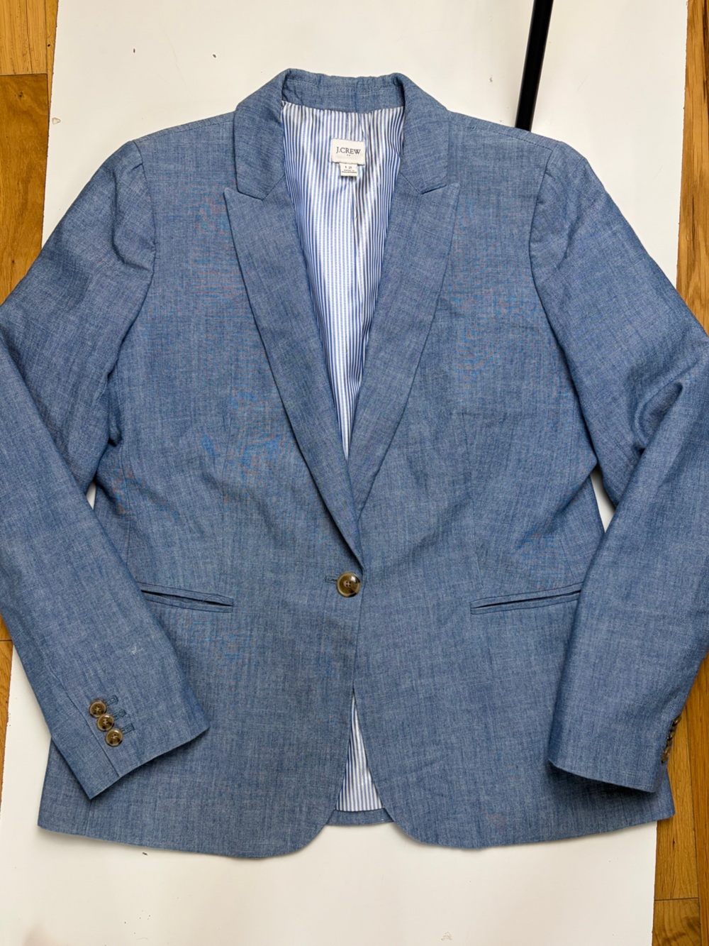 J.Crew Chambray Holland blazer BR084